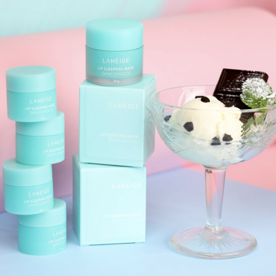 Нічна маска для губ "Мʼята і шоколад" Laneige Lip Sleeping Mask Mint Choco 20 g