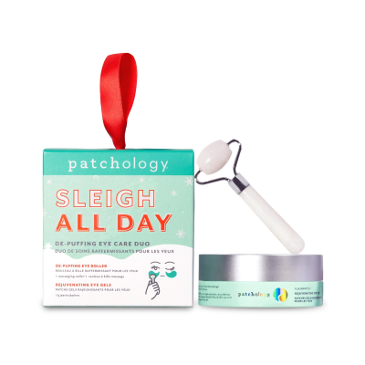 Антивозрастные патчи с роллером Patchology Sleigh All Day De-Puffing Eye Care Duo 15 пар (30 шт)