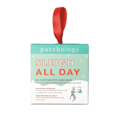 Антивікові патчі з ролером Patchology Sleigh All Day De-Puffing Eye Care Duo 15 пар (30 шт)