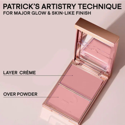 Палетка румян Patrick Ta Major Double-Take Creme & Powder Blush Duo (Out of Office) 10 g