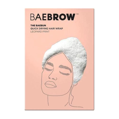 Полотенце-тюрбан для волос Baebrow The Baebun Embroidered Hair Towel