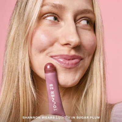 Пептидний бальзам для губ Tower 28 Beauty Tinted Lip Treatment (Sugar Plum) 11 g
