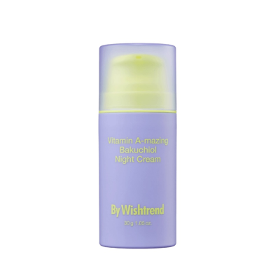 Ночной крем для лица с витамином А и бакучиолом By Wishtrend Vitamin A-mazing Bakuchiol Night Cream 30 g