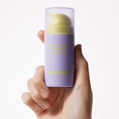 Ночной крем для лица с витамином А и бакучиолом By Wishtrend Vitamin A-mazing Bakuchiol Night Cream 30 g