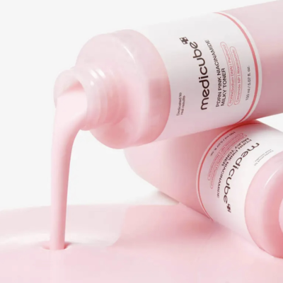 Відновлювальний молочний тонік з PDRN Medicube Pink PDRN Niacinamide Milky Toner 150 ml