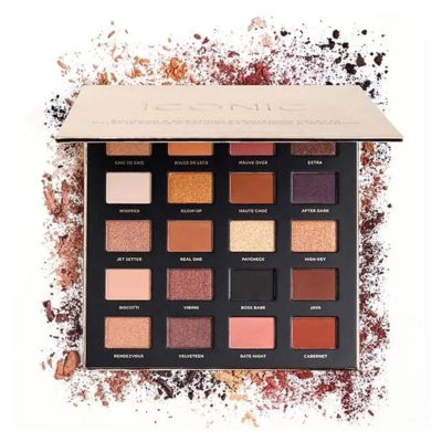 Палетка тіней Iconic London Booming & Gleaming Eyeshadow Palette 24 g