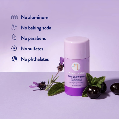 Органический дезодорант Megababe The Glow Deo Skin Brightening Deodorant 75 g 