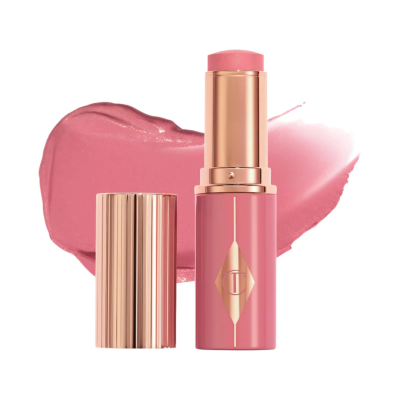 Увлажняющие кремовые румяна в стике Charlotte Tilbury Unreal Lip & Cheek Glow Blush Stick (Rosy Glow) 9 g