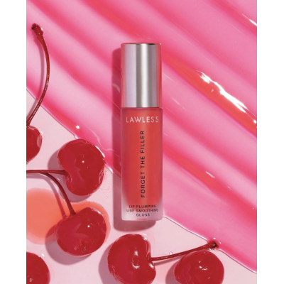 Блеск для губ с эффектом увеличения Lawless Forget The Filler Lip Plumping Line Smoothing Gloss (Cherry Vanilla) 3.3 ml