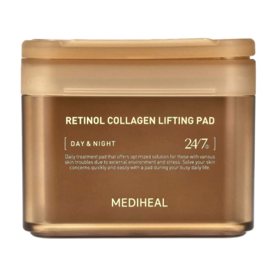 Тонер-пади з ретинолом і колагеном Mediheal Retinol Collagen Lifting Pad 100 шт