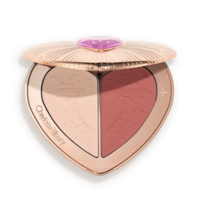 Лімітована палетка для обличчя Charlotte Tilbury Beauty Soulmates Face Palette (Pillow Talk Flawless Peach) 13 g 