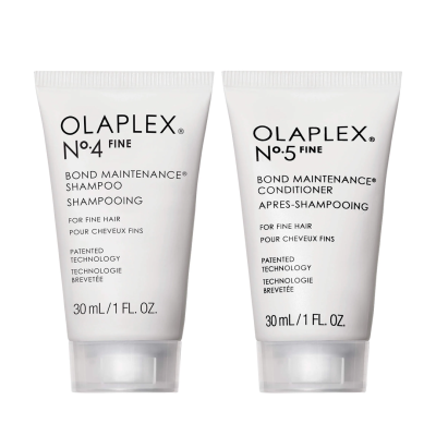 Шампунь та кондиціонер Olaplex No.4 і No.5 для м’якого, блискучого та помітно здоровішого волосся 2х30 ml