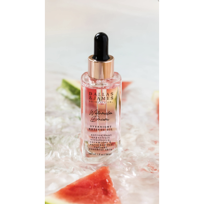 Ночное масло для лица с ретинолом Dallas & James Watermelon Dream Overnight Retinol Oil 30 ml