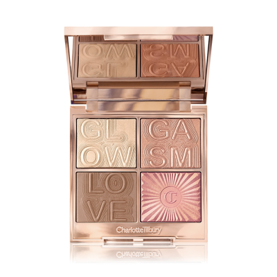 Лимитированная контурная палетка Charlotte Tilbury Glowgasm Face Palette 4 Skin&Eye Highlighters 4x3.8 g