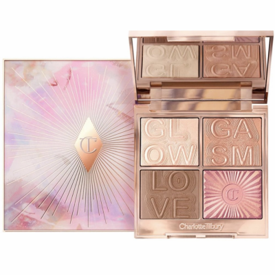 Лимитированная контурная палетка Charlotte Tilbury Glowgasm Face Palette 4 Skin&Eye Highlighters 4x3.8 g