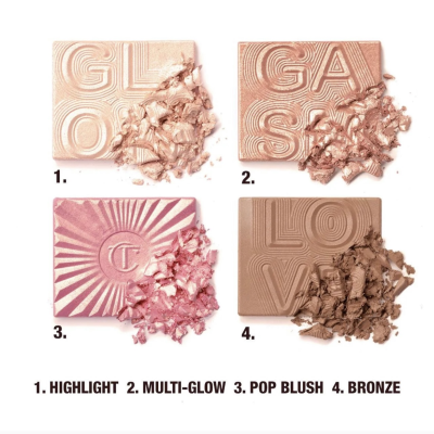 Лімітована контурна палетка Charlotte Tilbury Glowgasm Face Palette 4 Skin&Eye Gilding Highlighters 4x3.8 g