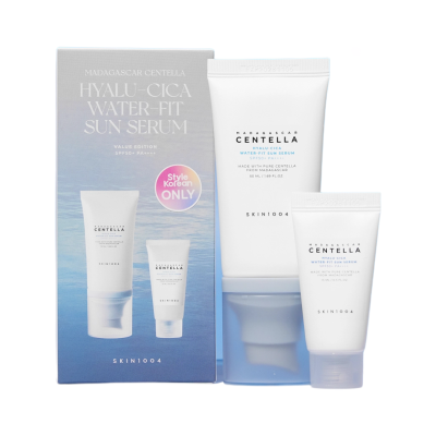 Набор солнцезащитных сывороток для лица SKIN1004 Madagascar Centella Hyalu-Cica Water Fit Sun Serum SPF50