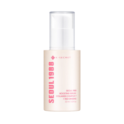 Сыворотка с коллагеном и экстрактом женьшеня K-Secret Seoul 1988 Boosting Serum: Collagen Complex 7 + Red Ginseng 30 ml