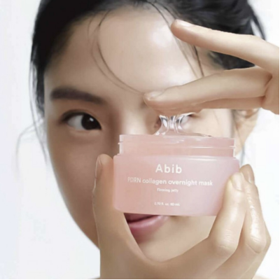 Нічна маска для обличчя з PDRN і колагеном Abib PDRN Collagen Overnight Mask Firming Jelly 80 ml