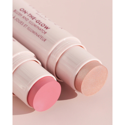 Кремовые румяна и хайлайтер в стике Wander Beauty Glow Blush & Illuminator (Petal Pink, Nude Glow) 5.5+6 g