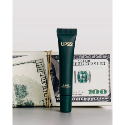 Блиск-ліппер для губ Lipss Ceramides & Peptides Lipper Smells Like Money 9 ml  (шоколадний із золотистими блискітками)