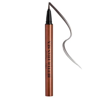 Водостійка коричнева підводка для очей Too Faced Better Than Sex Waterproof Liquid Eyeliner (Chocolate) 0.6 ml