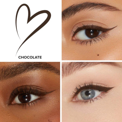 Водостойкая коричневая подводка для глаз Too Faced Better Than Sex Waterproof Liquid Eyeliner (Chocolate) 0.6 ml