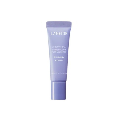 Зволожуючий та відновлюючий блиск-бальзам для губ Laneige Lip Glowy Balm (Blueberry) 5 g Mini (з набору, без уп.)