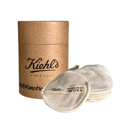 Багаторазові очищаючі пади у еко-тубусі Kiehl's (5 шт)