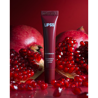 Блеск-липпер для губ Lipss Ceramides & Peptides Lipper Pomegranate (красный) 8 ml