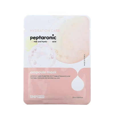 Зволожуюча тканинна маска для обличчя SNP Prep Peptaronic Ampoule Mask (25 ml)