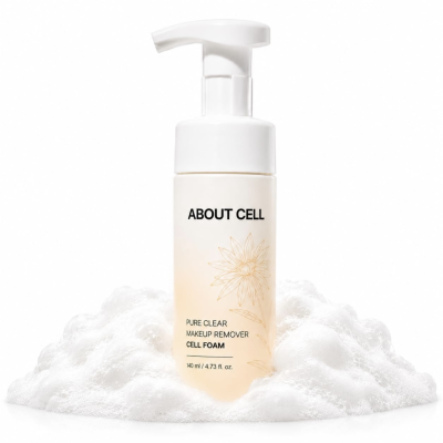 Пінка для зняття макіяжу About Cell Pure Clear Makeup Remover Cell Foam 140 ml