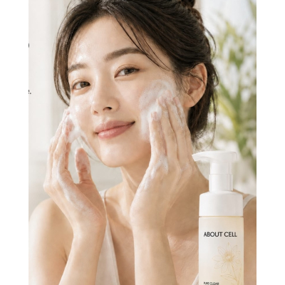 Пенка для снятия макияжа About Cell Pure Clear Makeup Remover Cell Foam 140 ml