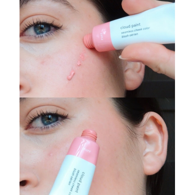 Кремовые румяна Glossier Cloud Paint Seamless Cheek Color (Puff) 10 ml (без коробочки, из набора)