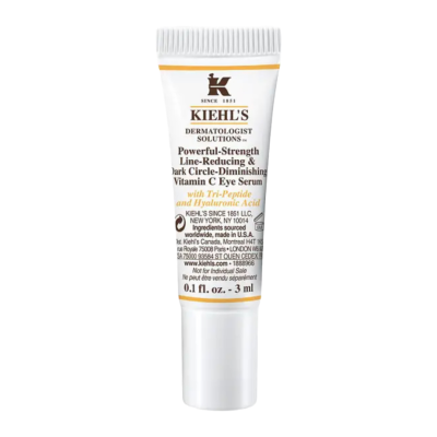 Сироватка від зморшок для шкіри навколо очей Kiehl's Powerful-Strength Line-Reducing & Vitamin C Eye Serum 3 ml