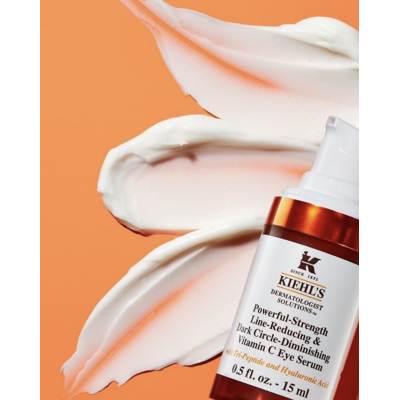 Сыворотка от морщин для кожи вокруг глаз Kiehl's Powerful-Strength Line-Reducing & Vitamin C Eye Serum 3 ml