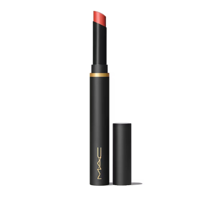Зволожуюча матова помада MAC Powder Kiss Velvet Blur Slim Stick (877 Devoted to Chilli) 2 g