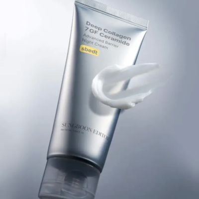 Нічний крем для відновлення барʼєру шкіри Sungboon Editor Deep Collagen 7GF Ceramide Advanced Barrier Night Cream 50 ml