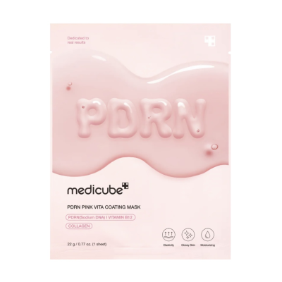 Тканинна маска для зволоження шкіри Medicube PDRN Pink Vita Coating Mask (22 g)