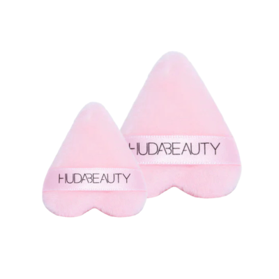 Набір пуховок для пудри Huda Beauty Easy Bake Powder Puff Duo (Рожевий)