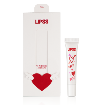 Лімітований блиск-ліппер для губ Lipss Ceramides & Peptides Lipper Be My Valentine (ніжно-рожевий) 9 ml