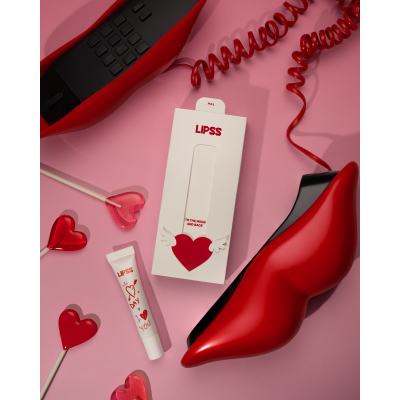 Лімітований блиск-ліппер для губ Lipss Ceramides & Peptides Lipper Be My Valentine (ніжно-рожевий) 9 ml