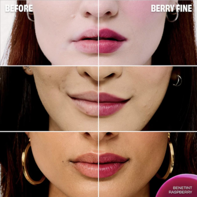 Тинт для губ и щек Benefit Benetint Liquid Lip + Cheek Blush Stain (Raspberry) 6 ml