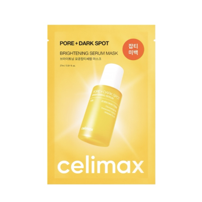 Освітлювальна тканинна маска Celimax Pore + Dark Spot Brightening Serum Mask (27 ml)