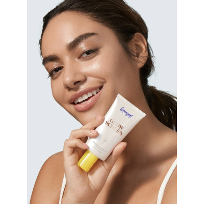 Сонцезахисний крем для обличчя з сяючим фінішем Supergoop Glowscreen Sunrise SPF40 (20 ml) Mini