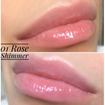 Блеск для губ Clarins Eclat Minute Instant Light Natural Lip Perfector (01 Rose Shimmer) 5 ml