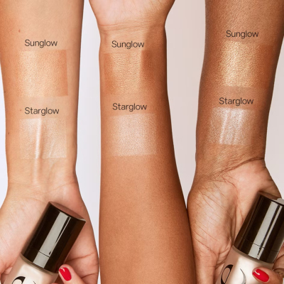 Жидкий хайлайтер Saie Glowy Super Gel Lightweight Dewy Highlighter (Starglow) 5 ml (из набора, без уп.)