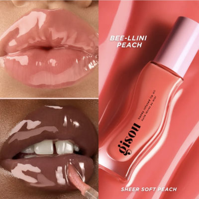 Олія для губ Gisou Honey Infused Lip Oil (Bee-llini Peach) 8 ml