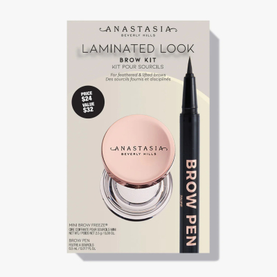Набор для создания эффекта ламинированных бровей (Dark Brown) Anastasia Beverly Hills Laminated Look Brow Kit 