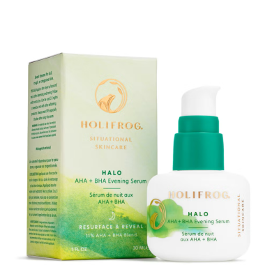 Нічна сироватка з AHA і BHA кислотами Holifrog Halo AHA+BHA Evening Serum 30 ml